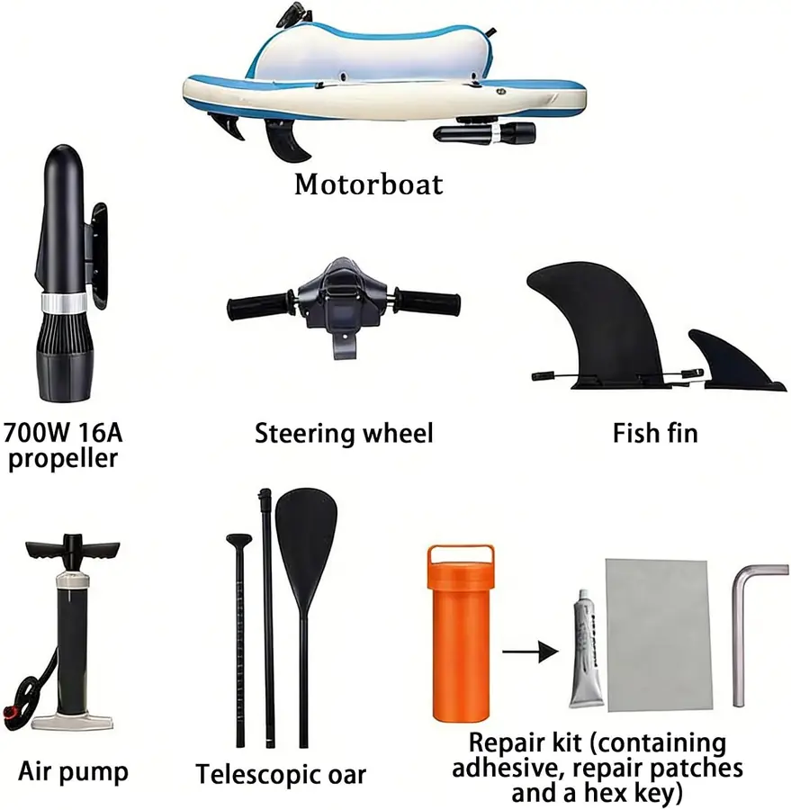 Included jet ski accessories
